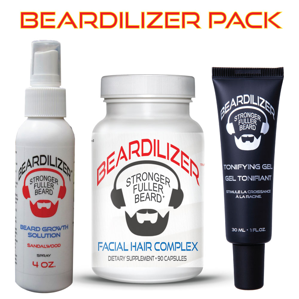 Beardilizer Ultimate Growth Pack Dietary Supplement Spray